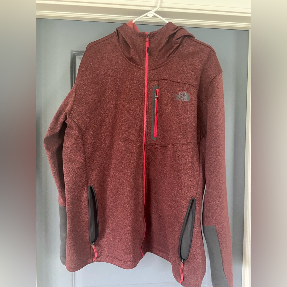 North face full zip sweatshirt